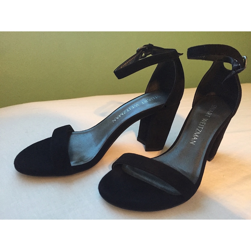 Stuart Weitzman NearlyNude Suede City Sandal